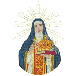 Diseño Para Bordado Santa Edwiges 2