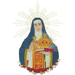 Diseño Para Bordado Santa Edwiges 3
