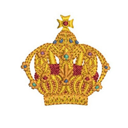 Diseño Para Bordado Corona Reina