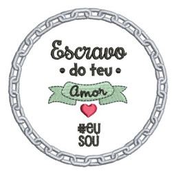 Diseño Para Bordado El Esclavo De Su Amor Yo Soy