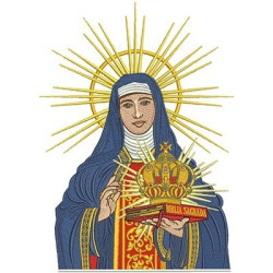 Embroidery Design Our Lady Edwiges 4
