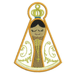 Embroidery Design Our Lady Appeared Patch 2