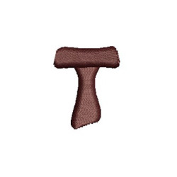 Embroidery Design Tau Cross Cm 2