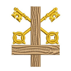Embroidery Design Cross Of Saint Peter