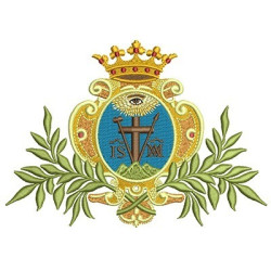 Matriz De Bordado Escudo Santíssimo Redentor 3