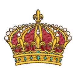 Embroidery Design Portuguese Crown