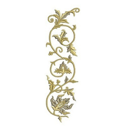 Embroidery Design Foliage To Stole 2