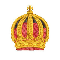 Embroidery Design Crown 4 Cm 5