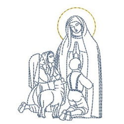 OUR LADY OF FATIMA 8 CM