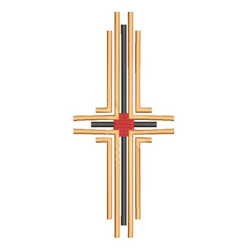 Embroidery Design Cross 26 Cm