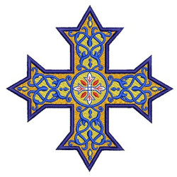 Embroidery Design Cross Copt 1
