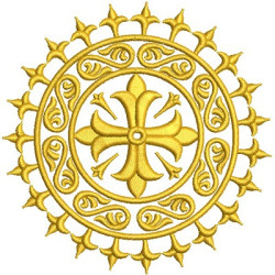 Embroidery Design Decorated Cross 85