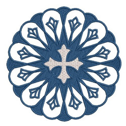 Embroidery Design Decorated Cross 96