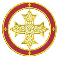 Matriz De Bordado Cruz Copta 7