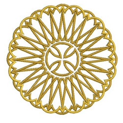 Matriz De Bordado Cruz Decorada 101
