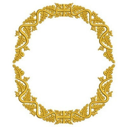 Diseño Para Bordado Marco Religiosa 2