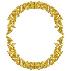 Diseño Para Bordado Marco Religiosa 3