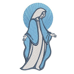 Matriz De Bordado Virgem Maria 3