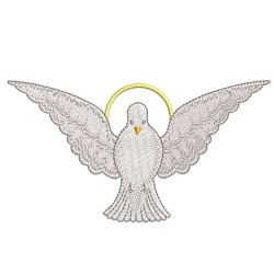 Embroidery Design Divine Spirit Holy 15 Cm 2