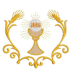 Embroidery Design Wheat On Wheat Frame