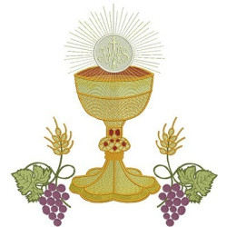 Embroidery Design Chalice Set 54 Height Cm