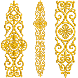 Diseño Para Bordado Conjunto Rosácea 3