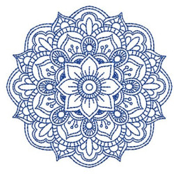 Diseño Para Bordado Mandala 17