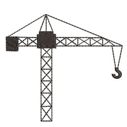 Matriz De Bordado Guindaste