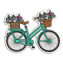 Embroidery Design Bicycle Patch