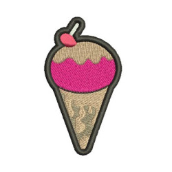 Matriz De Bordado Sorvete Patch