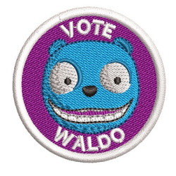 Matriz De Bordado Vote Waldo