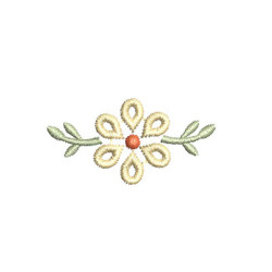 Embroidery Design Flower 2 Cm