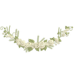 Matriz De Bordado Arco Floral 1