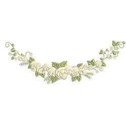 Matriz De Bordado Arco Floral 2