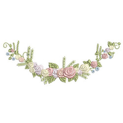 Matriz De Bordado Arco Floral 4