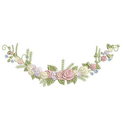 Diseño Para Bordado Arco Floral 6