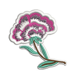 Matriz De Bordado Flor Para Patch