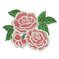 Embroidery Design Roses 28