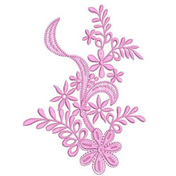 Matriz De Bordado Floral 23