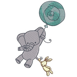 ELEFANTE COM COELHO