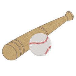 Matriz De Bordado Beisebol 22 Cm