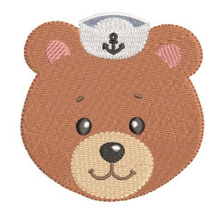 Embroidery Design Bear Sea 3