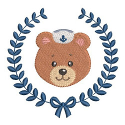 Embroidery Design Bear In The Frame 2