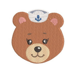 Embroidery Design Bear Female Sailor 5