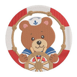 Embroidery Design Bear Sea 5