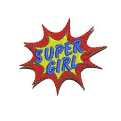 Matriz De Bordado Super Girl