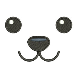 Embroidery Design Face Pup 2