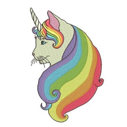 Embroidery Design Catcorn
