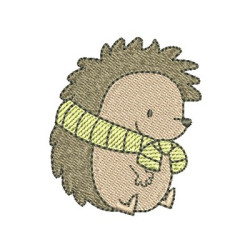 Embroidery Design Porcupine Baby 1
