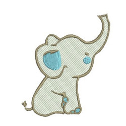 Matriz De Bordado Elefantinho 2